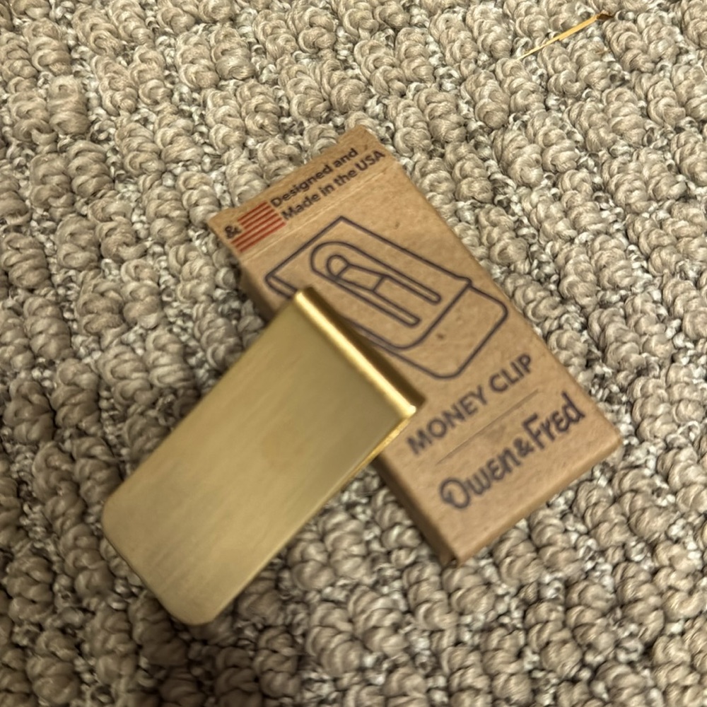 Owen & Fred Gold Money Clip